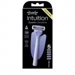Wilkinson Sword Intuition Quattro Sensitive - Holic&iacute; strojek + 5 hlavic