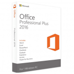 Microsoft Office 2016 Professional Plus &ndash; PC &ndash; Attivazione Online &ndash; Licenza A Vita