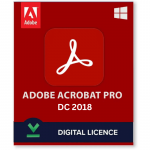 "Adobe Acrobat Pro DC 2018" (Windows PC) - viso gyvenimo licencija
