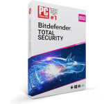 "Bitdefender Total Security 2024" - 1 įrenginys - 1 metai - PC, "Android", "Mac", "iOS