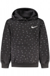 NIKE Džemperis su užtrauktuku vaikams, juodas