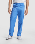 Tiesios kelnės unisex CARE, laboratorinis mėlynas