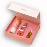 Khadlaj Rinkinys Khadlaj Cloud Candy moterims: kvepalai PP, 100 ml + kūno pur&scaron;kiklis, 200 ml + aliejiniai kvepalai, 24 ml