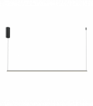 16W LED Pakabinamas &scaron;viestuvas HALO Black CCT MOD246PL-L24BK