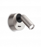 3W LED Sieninis &scaron;viestuvas BEAN AP ROUND Nickel 260631