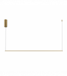 16W LED Pakabinamas &scaron;viestuvas HALO Brass CCT MOD246PL-L24BSK