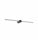 13W LED Sieninis &scaron;viestuvas ESSENCE Black 310145