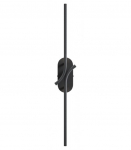 6W LED Sieninis &scaron;viestuvas RENAISSANCE Black MOD256WL-L5B3K