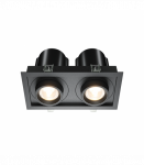 20W LED Įmontuojamas &scaron;viestuvas HIDDEN Black DL095-02-10W3K-B