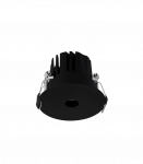 12W LED Įmontuojamas &scaron;viestuvas INFINITY Black &Oslash;8.5 368740