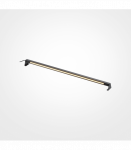 15W LED Sieninis &scaron;viestuvas EDGE Black IP65 O415FL-L15B3K