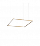 44W LED Pakabinamas &scaron;viestuvas ORACLE SLIM Brass 70x70 3000K 370484