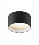 12W LED Lubinis &scaron;viestuvas VEGA Black &Oslash;12 3000K C089CL-12W3K-B