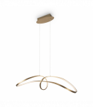42W LED Pakabinamas &scaron;viestuvas CURVE Gold MOD156PL-L52G4K