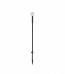 1.5W LED Įsmeigiamas &scaron;viestuvas TWIGGY H65 Black IP65 347905