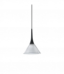 7W LED Pakabinamas &scaron;viestuvas COCKTAIL Black/clear 353647