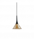 7W LED Pakabinamas &scaron;viestuvas COCKTAIL Black/amber 353623