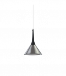 7W LED Pakabinamas &scaron;viestuvas COCKTAIL Black/smoky grey 353630