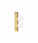 6W LED Sieninis &scaron;viestuvas BINOMIO Brass 328287