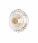 3W LED Sieninis &scaron;viestuvas AMULET Gold &Oslash;18 MOD555WL-L3G3K