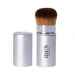 IDUN Minerals kelioninis biraus makiažo pagrindo ir pudros &scaron;epetėlis Retractable Kabuki Nr. 8002