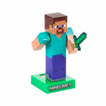Minecraft Steve &ndash; saulės energija veikianti figūrėlė (Solar Pal)