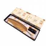 Kaligrafijos rinkinys &bdquo;Auksinė Plunksna&ldquo; &ndash; ra&scaron;iklis su antgaliu ir juodu ra&scaron;alu