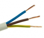 Instaliacinis kabelis apvalus OMY (HO3VV-K) - 3x1.0 mm&sup2;