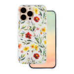 Glow Glam dėklas telefonui iPhone 16 Pro 6,3" baltas