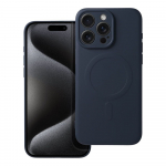 Dėklas Silicone Mag Cover (MagSafe) skirtas iPhone 15 Pro Max mėlynas