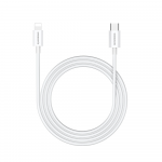 Riversong laidas Lotus 08 USB-C - Lightning 1,0m 3A light pilkas CL76
