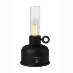 Forever Light Vintage Petroleum LED lempa FLR-02 juoda