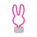 Neon LED on stand RABBIT pink USB-C FSC-10 Forever Light