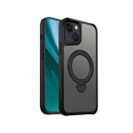 Etteri Matinis Magnetinis žiedas dėklas telefonui iPhone 13 6,1" juodas