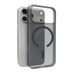 Puro Daylight Magnetinis suderinamas silikoninis dėklas telefonui iPhone 17 Pro - permatomas juodas