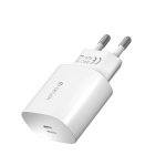 "Devia" sieninis įkroviklis Smart PD 25W 1x USB-C baltas + USB-C kabelis - USB-C