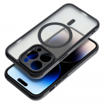 FULL MATTE MAG COVER dėklas telefonui suderinamas su MagSafe Samsung A17 juoda