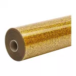 HTVRONT terminio perkėlimo plėvelė su blizgučiais, 30.5 cm &times; 90 cm, aukso spalvos