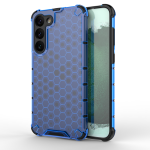 Honeycomb dėklas Samsung Galaxy S23+ &scaron;arvuotas hibridinis dangtelis mėlynas
