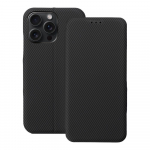 FOLIO &scaron;oninis magnetinis knygos tipo dėklas, skirtas IPHONE 15 PRO MAX, juodas