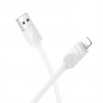 Kabelis USB A į Lightning Hoco 2,4A 1 m X114 baltas