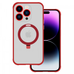 Tel Protect Magi&scaron;kas Magnetinis Dėklas su stovu Iphone 14 Pro Max raudonas