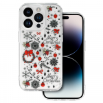 TEL PROTECT Kalėdinis dėklas telefonui Samsung S23 FE Dizainas 5 skaidrus