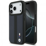 "BMW M" perforuotas dėklas su "MagSafe" logotipu "iPhone 17 Pro" - tamsiai mėlynas