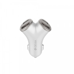 Devia car įkroviklis Extreme Metal PD 48W 2x USB 2x USB-C sidabrinis