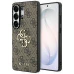 Guess dėklas 4G Big Metal Logo for Samsung Galaxy S26 Ultra rudas