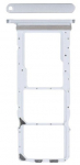 SIM kortelės laikiklis Samsung A057 A05S 2023 Silver originalus (service pack)