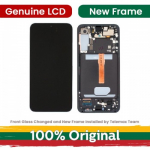 LCD ekranas suderinamas su Samsung S906 S22 Plus su rėmeliu / žalias / (Renewed: Telemax)