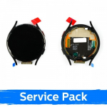 LCD ekranas suderinamas su Samsung R875 Watch 4 44mm su rėmeliu / juodas / (Service Pack)