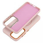 &bdquo;Frame Mag Cover&ldquo; dėklas, skirtas &bdquo;Samsung Galaxy A27&ldquo;, suderinamas su &bdquo;MagSafe&ldquo; &ndash; pudros rausvos spalvos